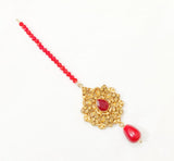 Golden Polish Decorative Bindiya for Women — Adjustable Ethnic Dot