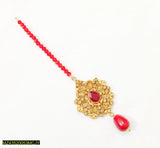 Golden Polish Decorative Bindiya for Women — Adjustable Ethnic Dot