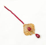 Golden Polish Bindiya for Women — Adjustable Traditional Tikka Bindi