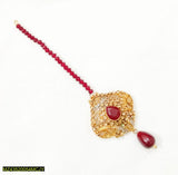 Golden Polish Bindiya for Women — Adjustable Traditional Tikka Bindi