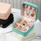 2-Piece Cute & Trendy Rubber Jewellery Boxes - Multicolor 10cm