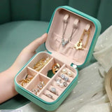 2-Piece Cute & Trendy Rubber Jewellery Boxes - Multicolor 10cm