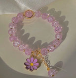 Modern Multicolor Antique-Plated Charm Bracelet - Adjustable Gift Box