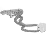 Plain Silver-Tone Alloy Chains — Pack of 12 Adjustable Necklaces