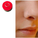 Sterling Chandi Nose Pin - Minimal Silver Nose Stud (1 Pc)