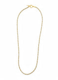 Premium Iranian-Style Gold-Tone Braided Chain Necklace — Handmade