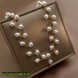 Elegant White Pearl Adjustable Choker Necklace — Zinc Alloy Fashion Jewelry