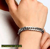 Stainless Steel Chain Bracelet for Men & Boys — Adjustable, Durable