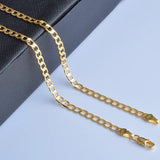 12mm Punk Cuban Gold Chain Necklace for Men, 24in Stainless Steel