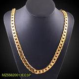 12mm Punk Cuban Gold Chain Necklace for Men, 24in Stainless Steel