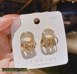 Golden Drop Earrings — Elegant Casual & Party Drops