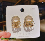 Golden Drop Earrings — Elegant Casual & Party Drops