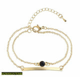 The Embellishers Golden-Plated Hand Bracelet - Elegant Women's
