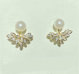 Round Silver Beaded Stud Earrings – Small Silver-Plated Studs