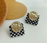 12-Pair Small Silver-Plated Metal Earring Set — Multi Styles