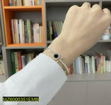 Openable Golden Adjustable Bracelet — Elegant Metal Cuff