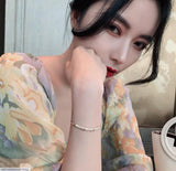 Gold-Plated Charm Bracelet — Elegant Golden Alloy Bracelet