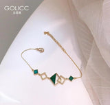 Gold-Plated Thread Bracelet — Elegant Lightweight Golden Wristband