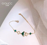 Gold-Plated Thread Bracelet — Elegant Lightweight Golden Wristband