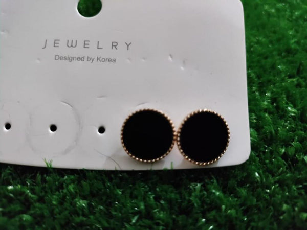 Elegant Small Metal Stud Earrings — Minimalist Fashion Studs