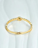 Heart-Shaped Stone Openable Alloy Bracelet — Elegant & Adjustable Gift