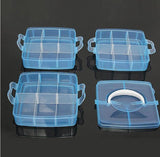 Premium White Jewellery Box – Compact Plastic Jewellery Organiser