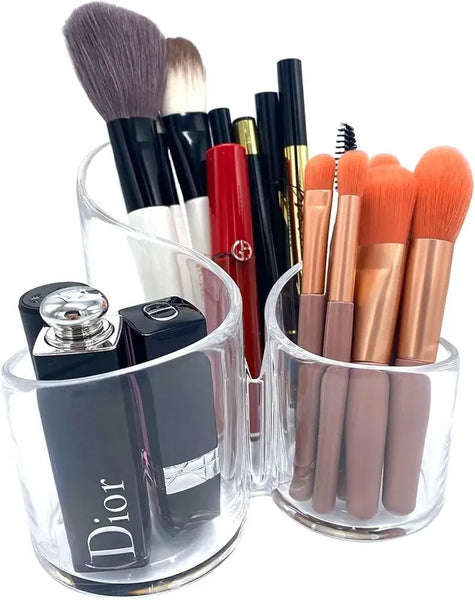 White Jewelry Organizer Tray - Compact Plastic Jewelry Storage