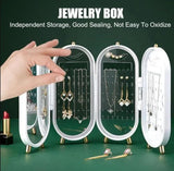 Premium White Plastic Jewellery Box — 1 Pc Elegant Organizer