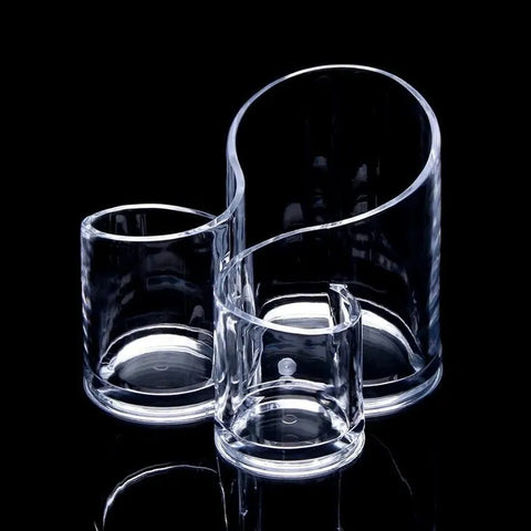 White Plastic Jewelry Organizer Tray — Compact Single-Piece Storage