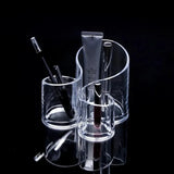 White Plastic Jewelry Organizer Tray — Compact Single-Piece Storage