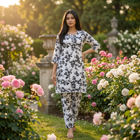 Eid Special 2 Piece Women's Stitched Cotton Lawn Printed Suit