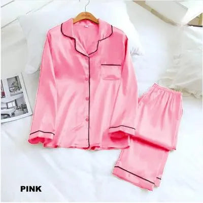 Elegant Silk Lace-Work 3 Piece Night Suit for Women