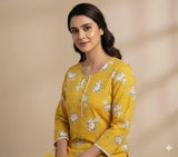 Stylish Women's Printed Crystal Wool Shirt & Trouser Set