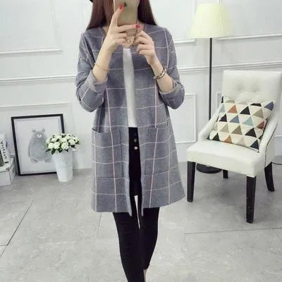 Warm Grey Fleece Collared Jacket for Women - Stylish & Cozy