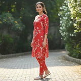 Chic Printed 2 Piece Women's Suit in Crystal Wool - Perfect for Everyday Wear