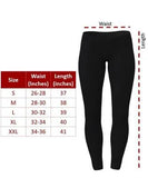Women's White Printed Jersey Leggings - Comfortable & Stylish