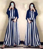 Stunning Printed Silk Maxi Dress with Jacket - Women's Fashion