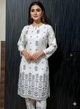 Stylish Women's Linen Block Printed 2 Piece Set - Shirt & Trouser