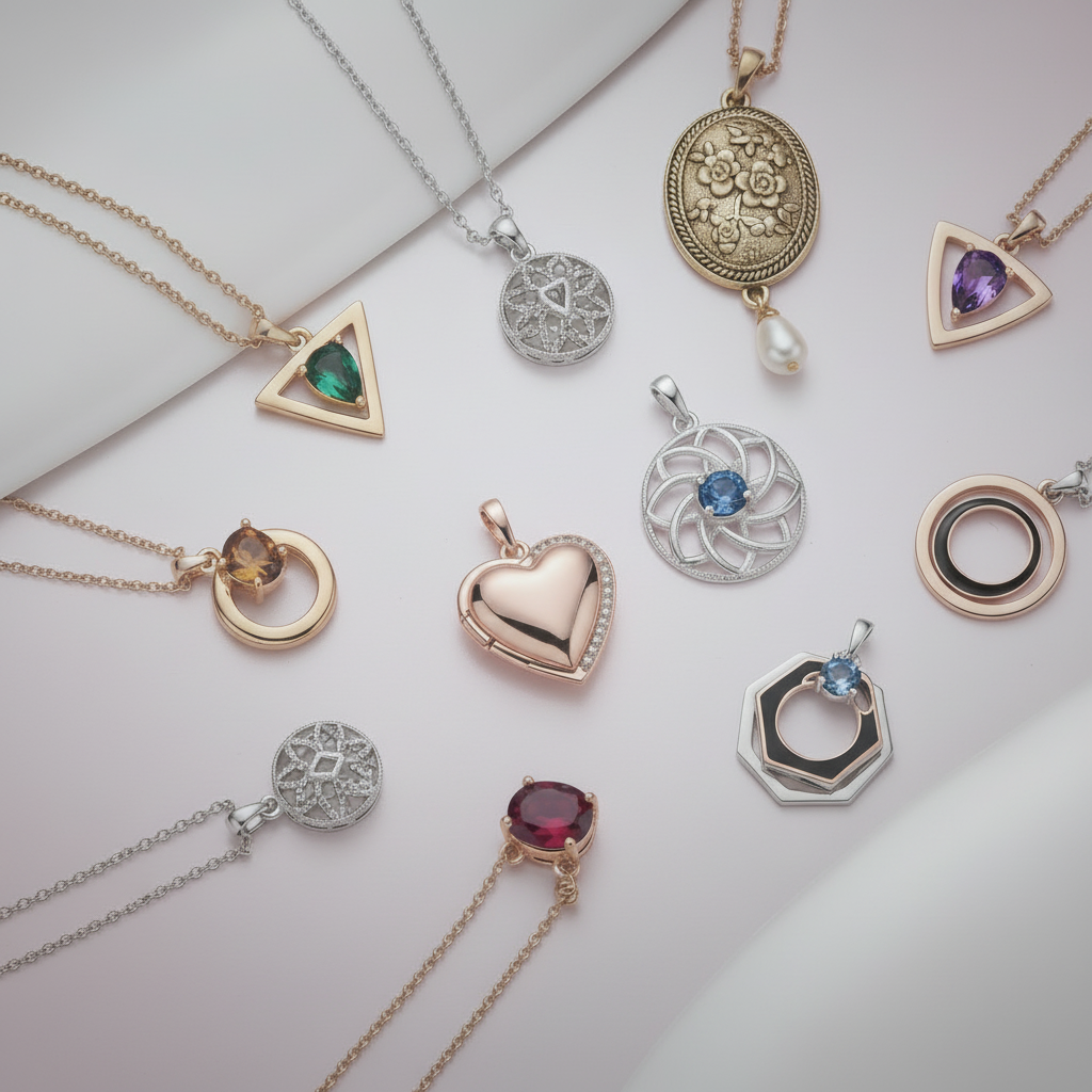 The niche is Artificial Jewelry. Design a category image The catgory title is 